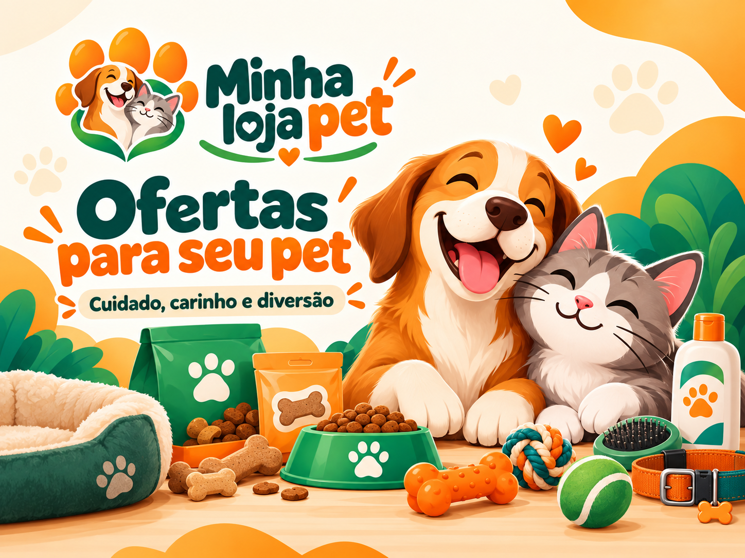Ilustração promocional da Loja Demo